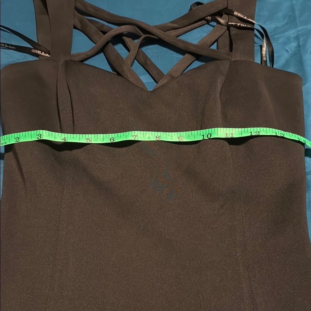 Chic Black Sheath Dress with Spaghetti Straps - Picture 15 of 16